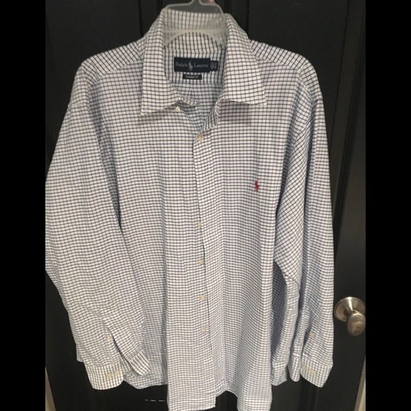 Mens button down by Ralph Lauren size 17.5 34/35 - Picture 1 of 3